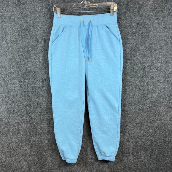 Women's Lilly Pulitzer Mallie Knit Pants Joggers Heathered Frenchie Blue Size XS - Picture 5 of 14
